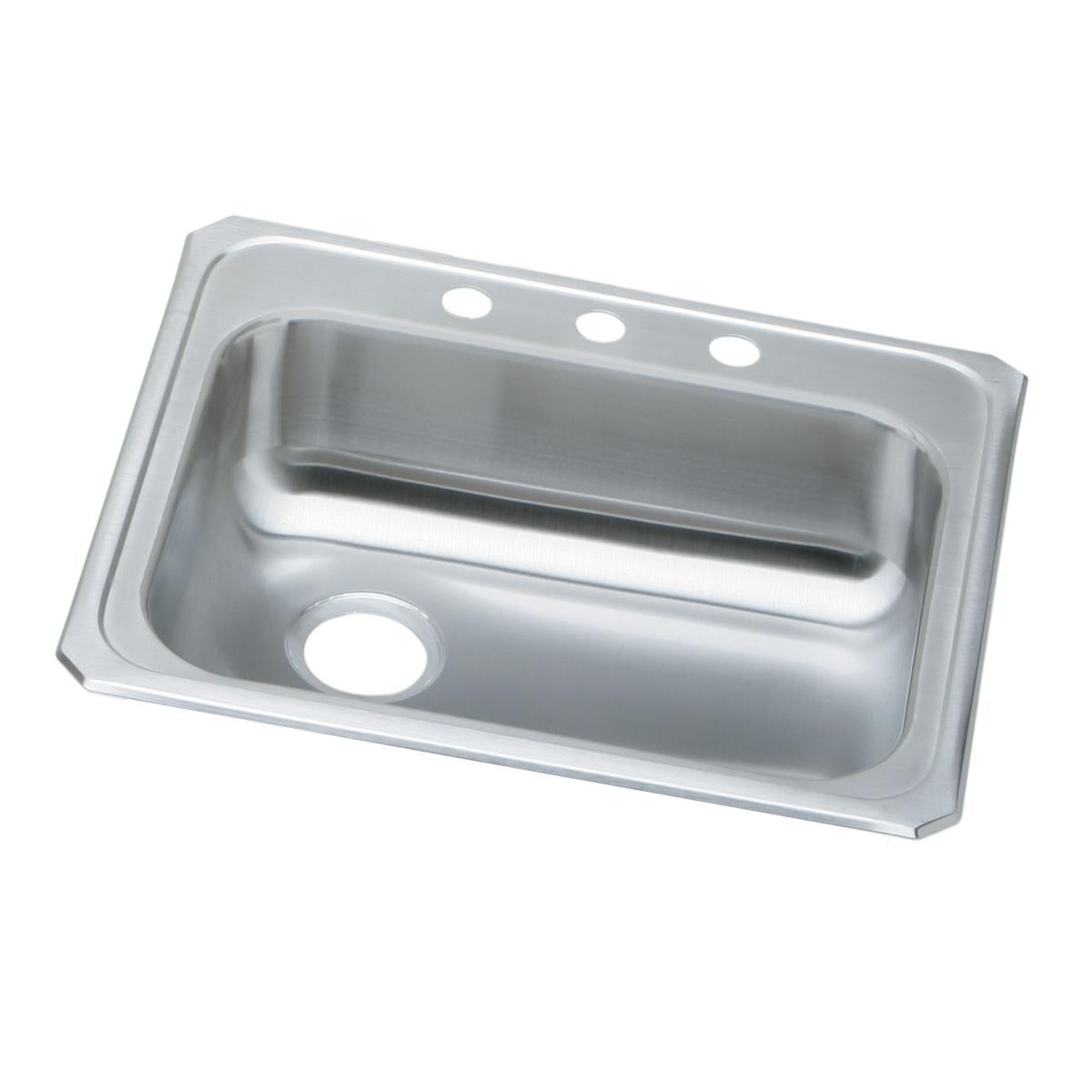 BSC PREFERRED Bsc Preferred GECR2521L3 Drop-in Kitchen Sink Left Drain