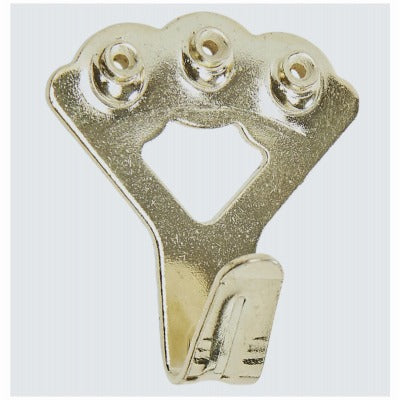 NATIONAL HARDWARE National Mfg N260-114 Picture Hanger 100 Lb Brass 5 Pack