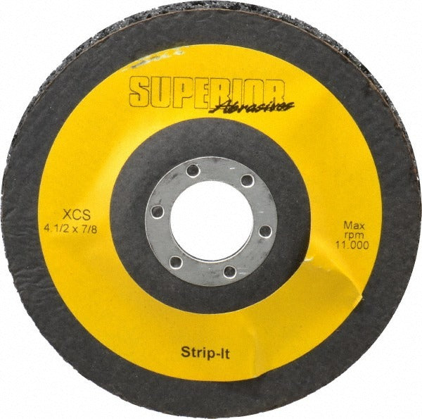 SUPERIOR ABRASIVES Superior Abrasives A008325 Deburring Disc 4.5 in Very Coarse