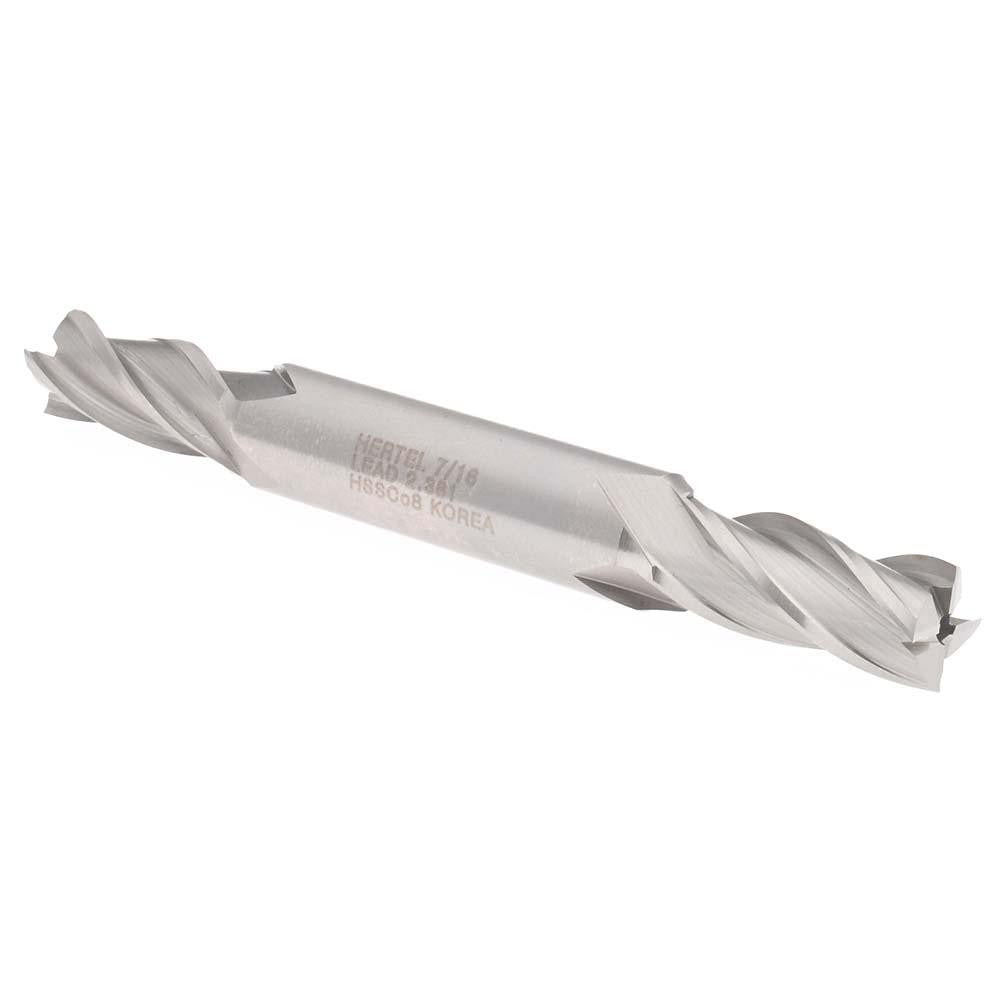 HERTEL Hertel E2051028 Square End Mill 7/16 in 4 Flute Cobalt