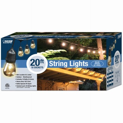 FEIT ELECTRIC Feit Electric 72034 Incandescent Outdoor String Light Set