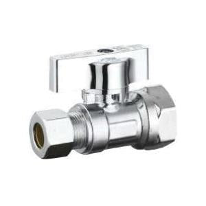 EASYFLEX Easyflex efsv-st-12ft38c Straight Stop Valve 1/2 X 3/8 in