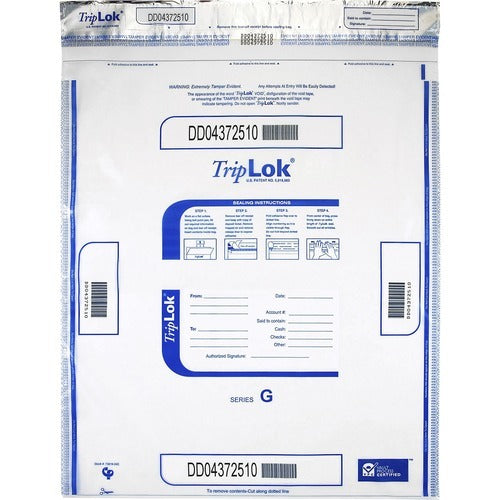 CONTROLTEK Controltek CNK585056 Security Deposit Bags 20x24 in
