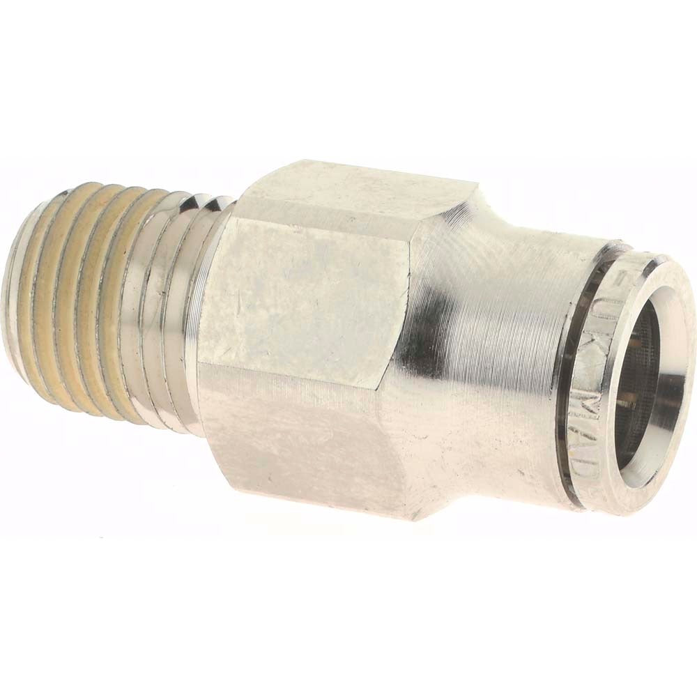 NORGREN Norgren 124250628 Ptc Male Adapter 3/8 Od 1/4 Nptf Brass