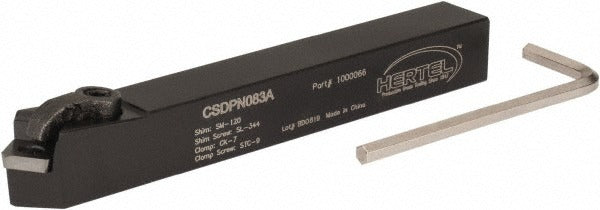 HERTEL Hertel 1000066 Csdp Neutral Indexable Turning Toolholder