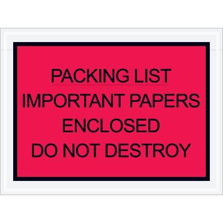 BSC PREFERRED Bsc Preferred PL412 Packing List Envelopes 1000/case