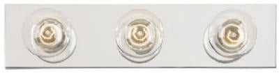 WESTINGHOUSE Westinghouse 66406 3-light Bath Bar Chrome 18 Inches