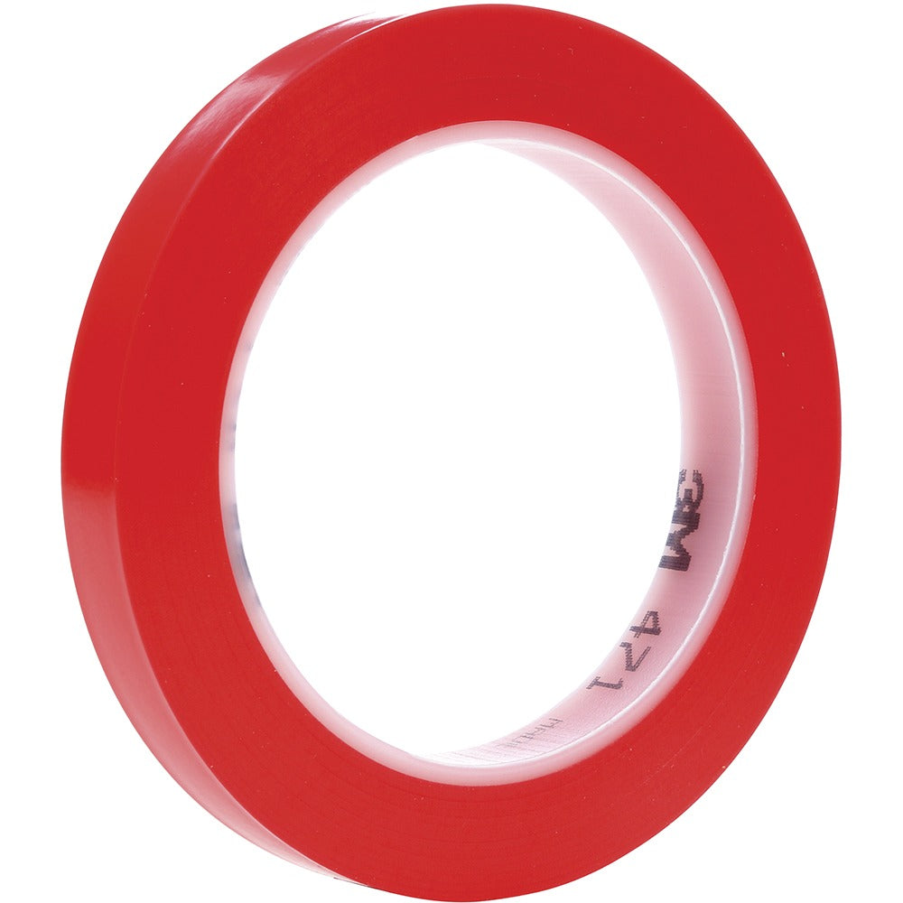3M 3M 7000047451 Red Vinyl Masking Tape 5.2 Mil 36 Yd