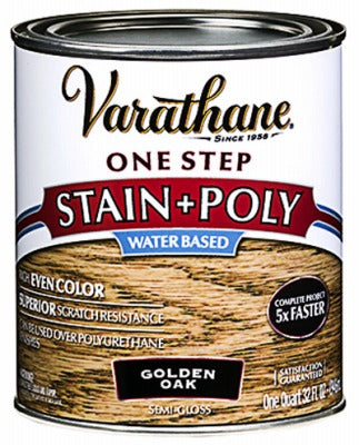 RUST-OLEUM Rust-oleum 336358 Stain Polyurethane Semi Gloss Golden Oak Qt