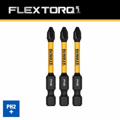 DEWALT Dewalt Accessories DWAF2PH2IR3 PH2 Bits 2.25 in 3 Pack