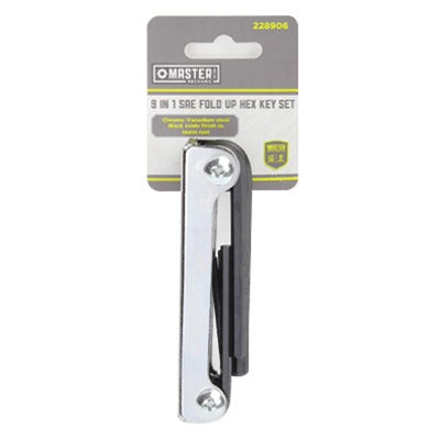 GREATSTAR Bsc Preferred GS050804 9-in-1 Folding Hex Key Set