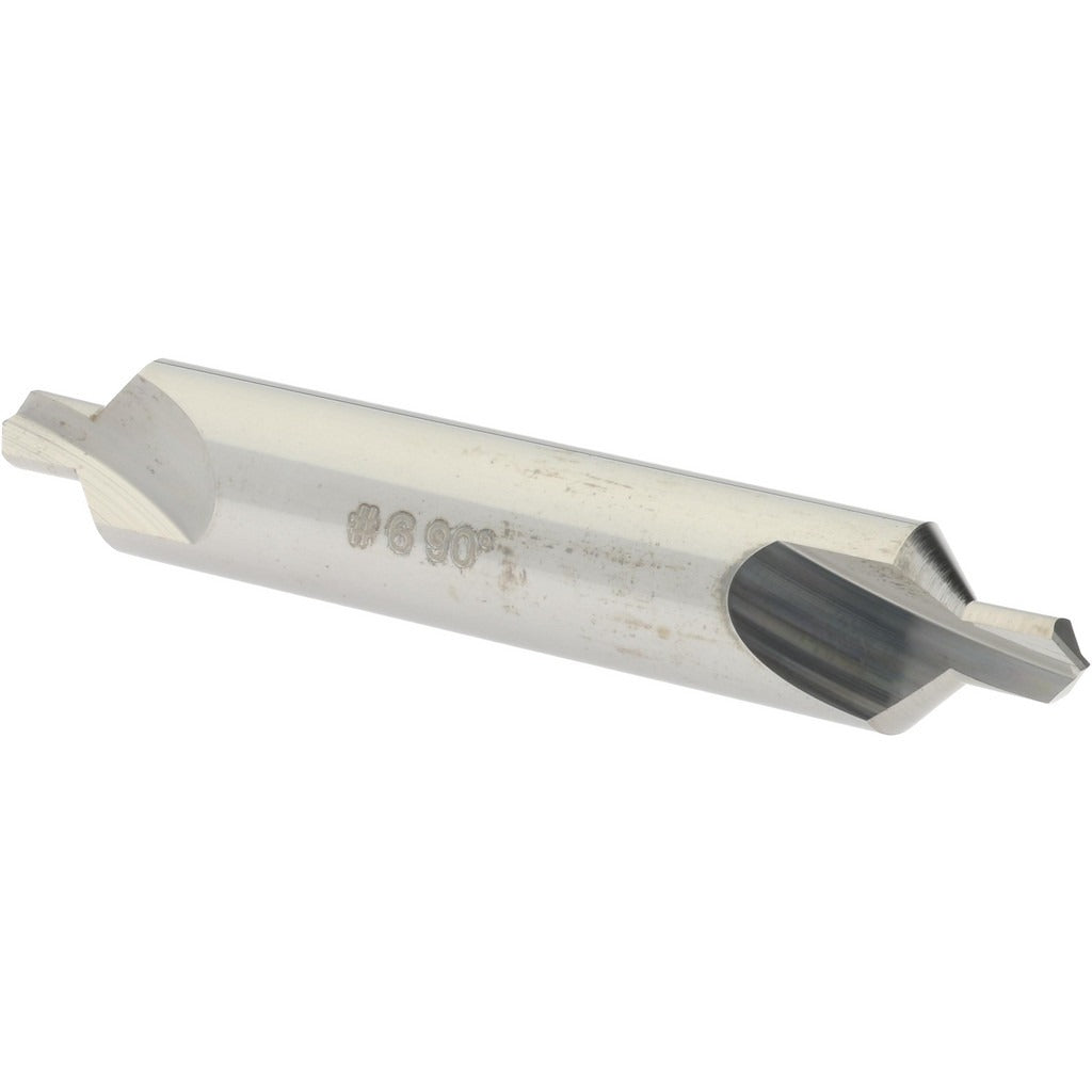 HERTEL Hertel 300-003008 Combo Drill Countersink Size 6 Solid Carbide
