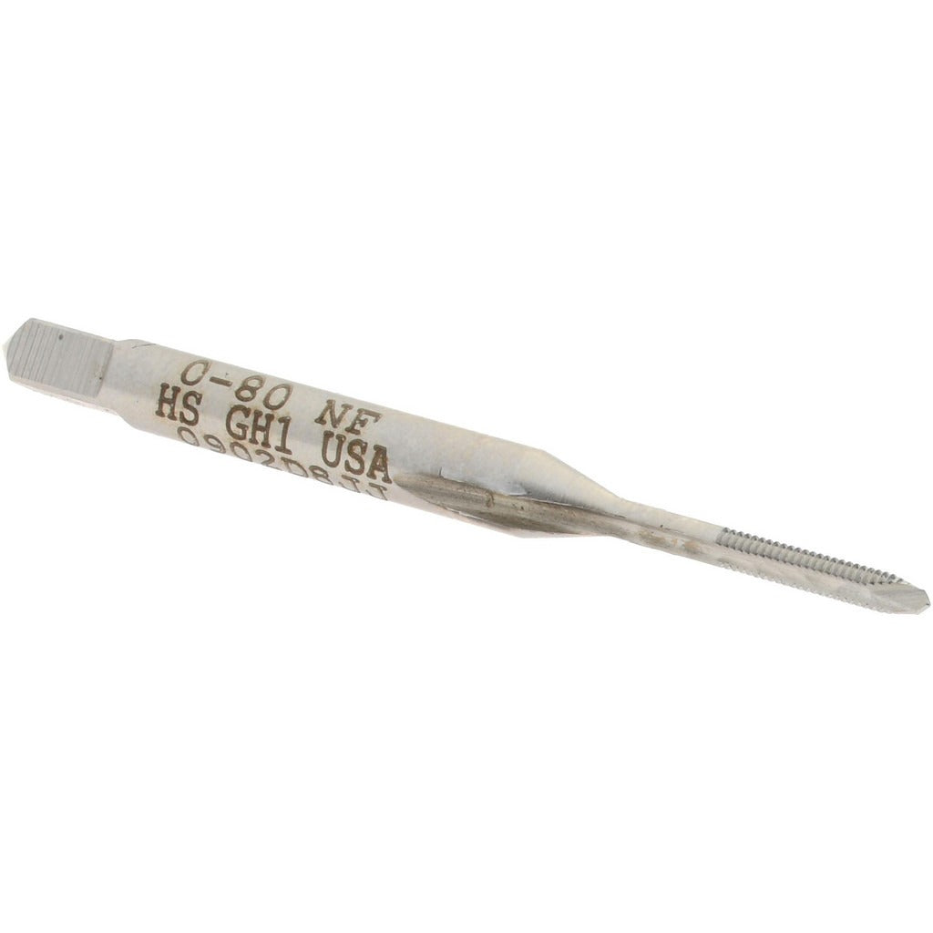 HERTEL Hertel K008005AS Spiral Point Tap 0-80 Unf 2 Flutes Hss