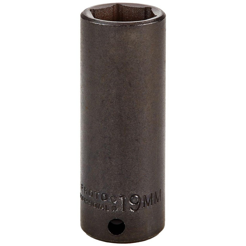 PROTO Proto J7019M Impact Socket 3/8 in Drive 19mm 6-point