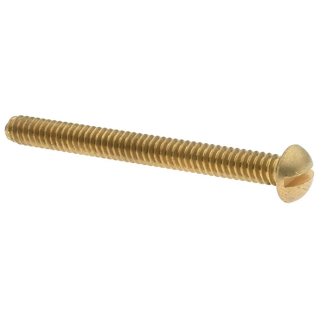 VALUE COLLECTION Value Collection R52000326 Machine Screw 10-24x2 Round Slotted