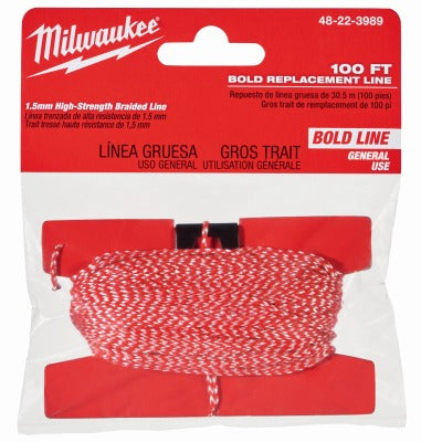 MILWAUKEE Milwaukee 48-22-3989 Chalk Reel Replacement Line 100 Ft