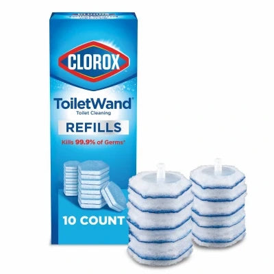CLOROX Clorox 1717 Toilet Wand Refill (10 Pack)