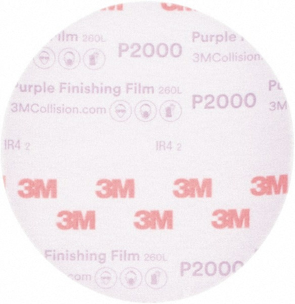 3M 3M 7100122798 Hook Loop Disc 6 in 2000 Grit Aluminum Oxide