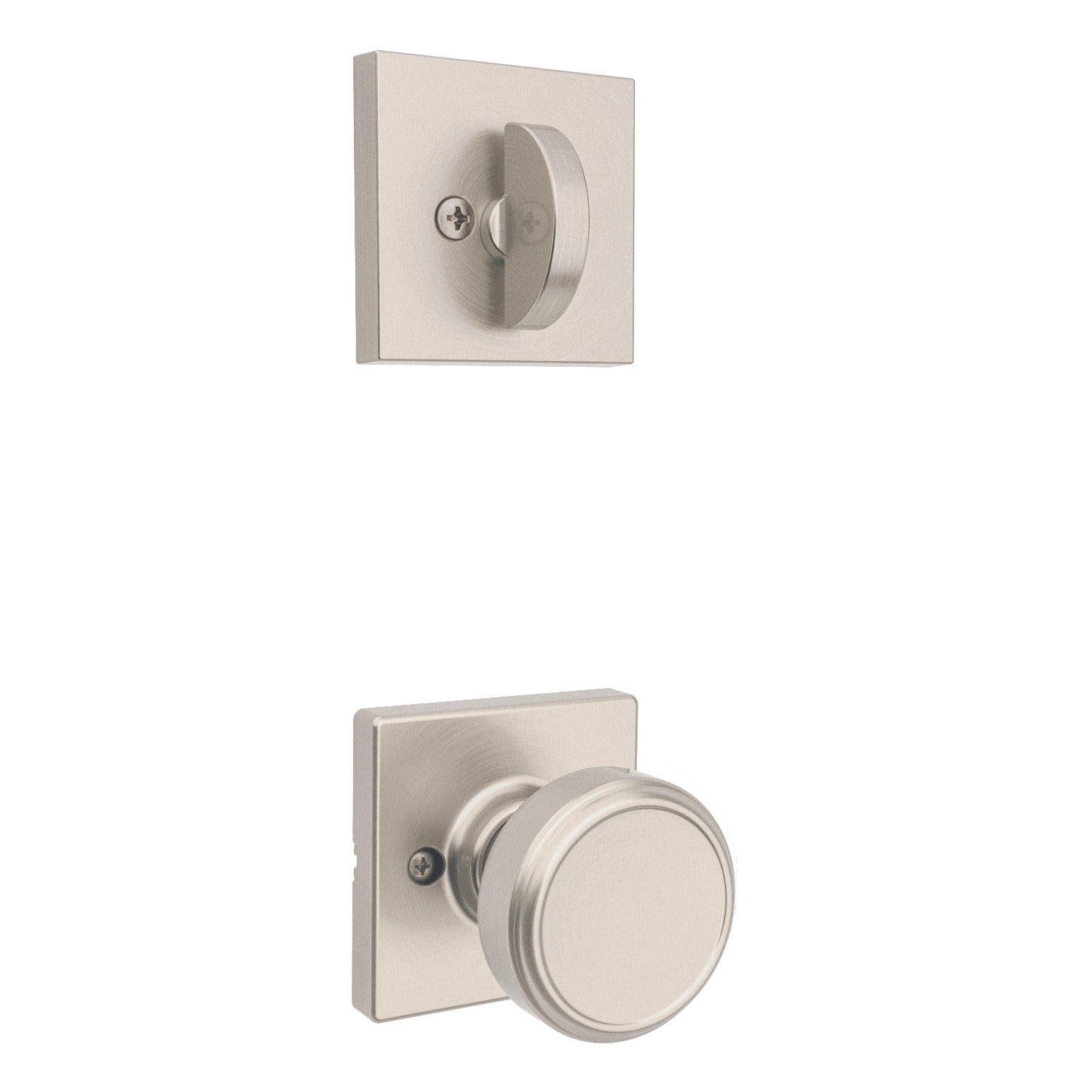 KWIKSET Kwikset 966MNKSQT-15.UNIV Maven Knob Handleset Trim