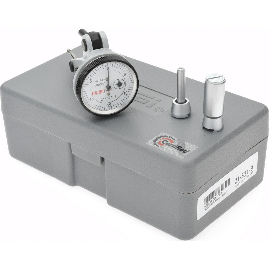 SPIROTHERM Spi 21-531-9 Vertical Dial Test Indicator Nist Calibrated