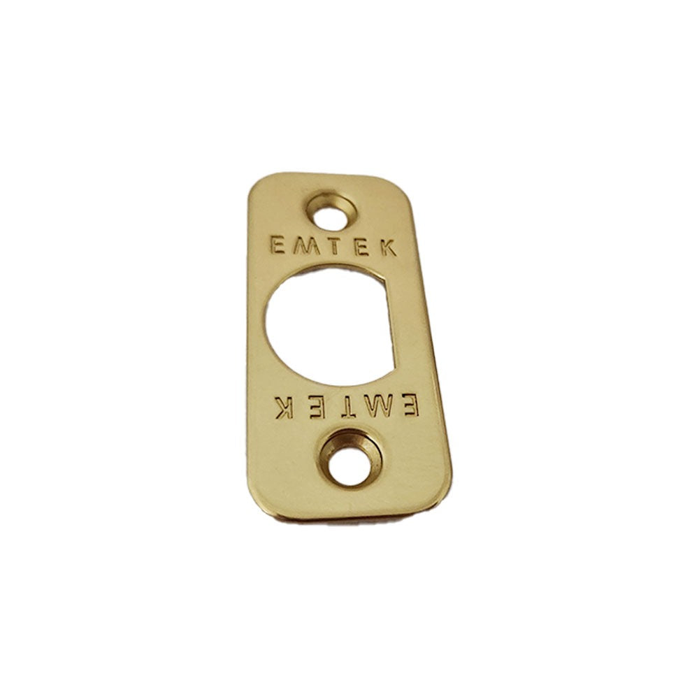 EMTEK Emtek 83231US3 Radius Corner Faceplate Polished Brass