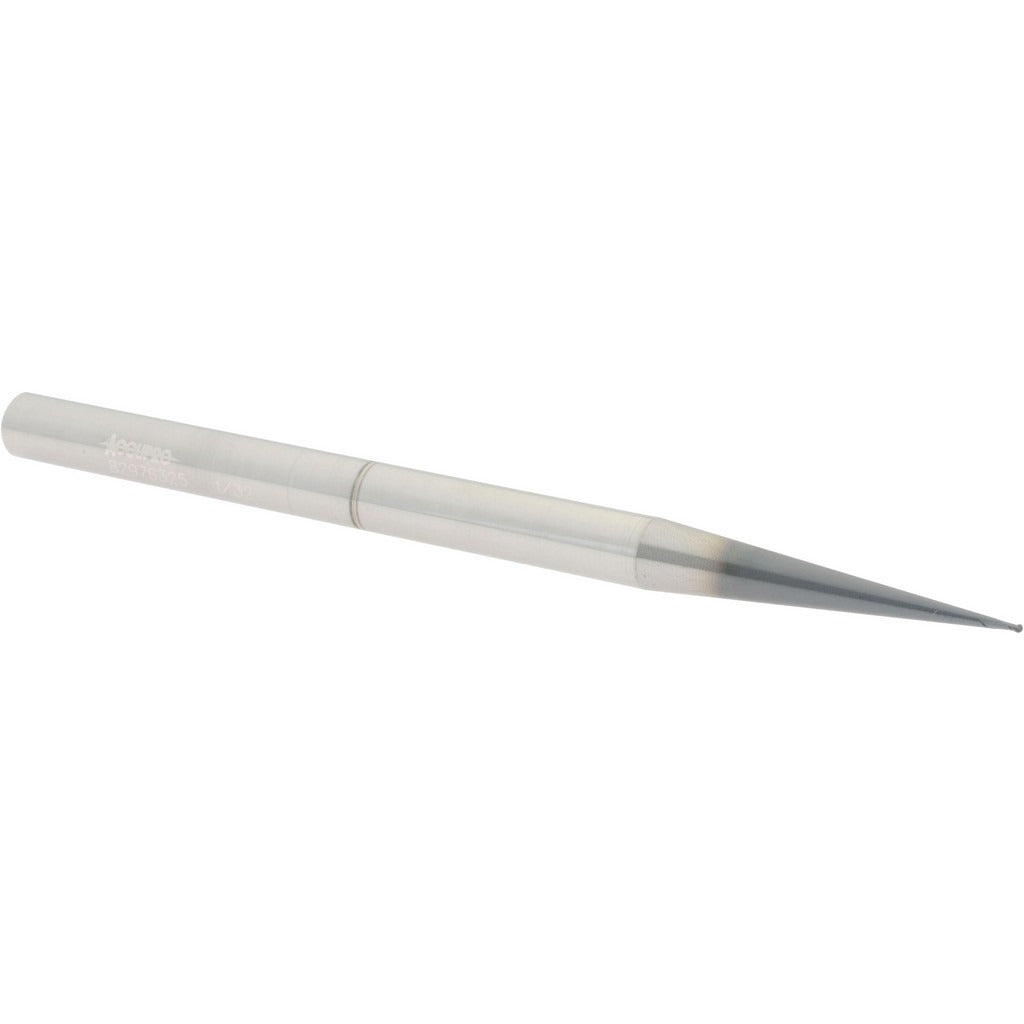 ACCUPRO Accupro 12180942 Tapered Ball End Mill 2 Flute Solid Carbide
