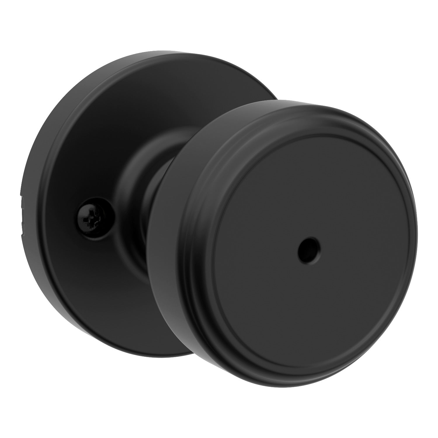 KWIKSET Kwikset 300MNKRDT-514 Maven Knob Privacy Lock Matte Black