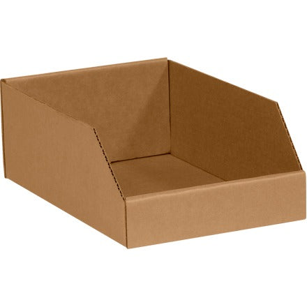 BSC PREFERRED Bsc Preferred BINMT1012K Kraft Storage Bins 25 Pack