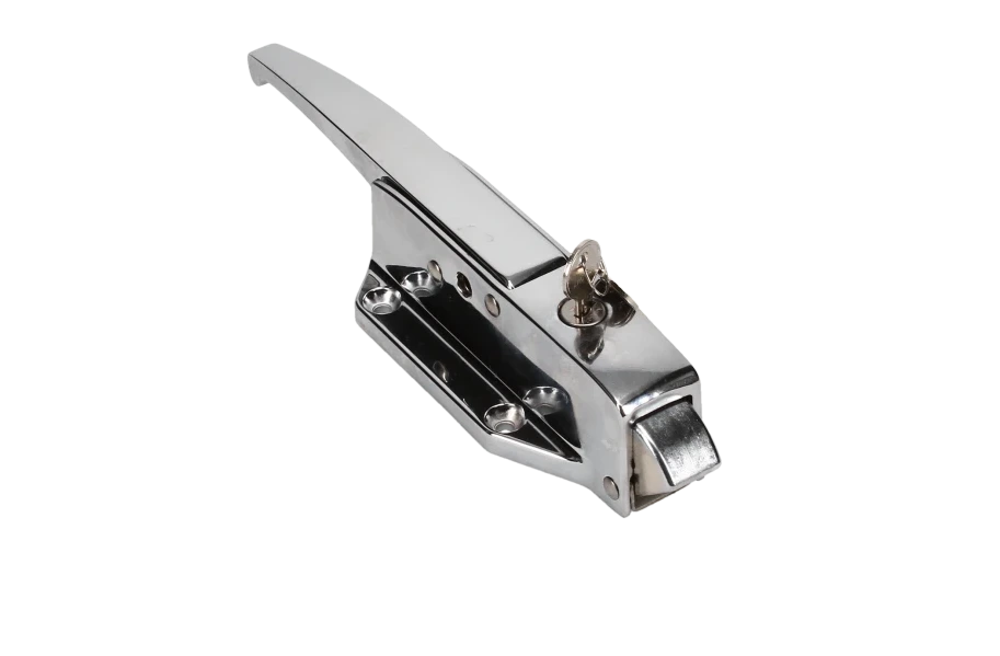 CASE Case K58C-C02 Chrome Walk-in Safety Latch with Key