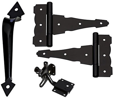 NATIONAL HARDWARE National Mfg N343-467 Black Decorative Gate Kit