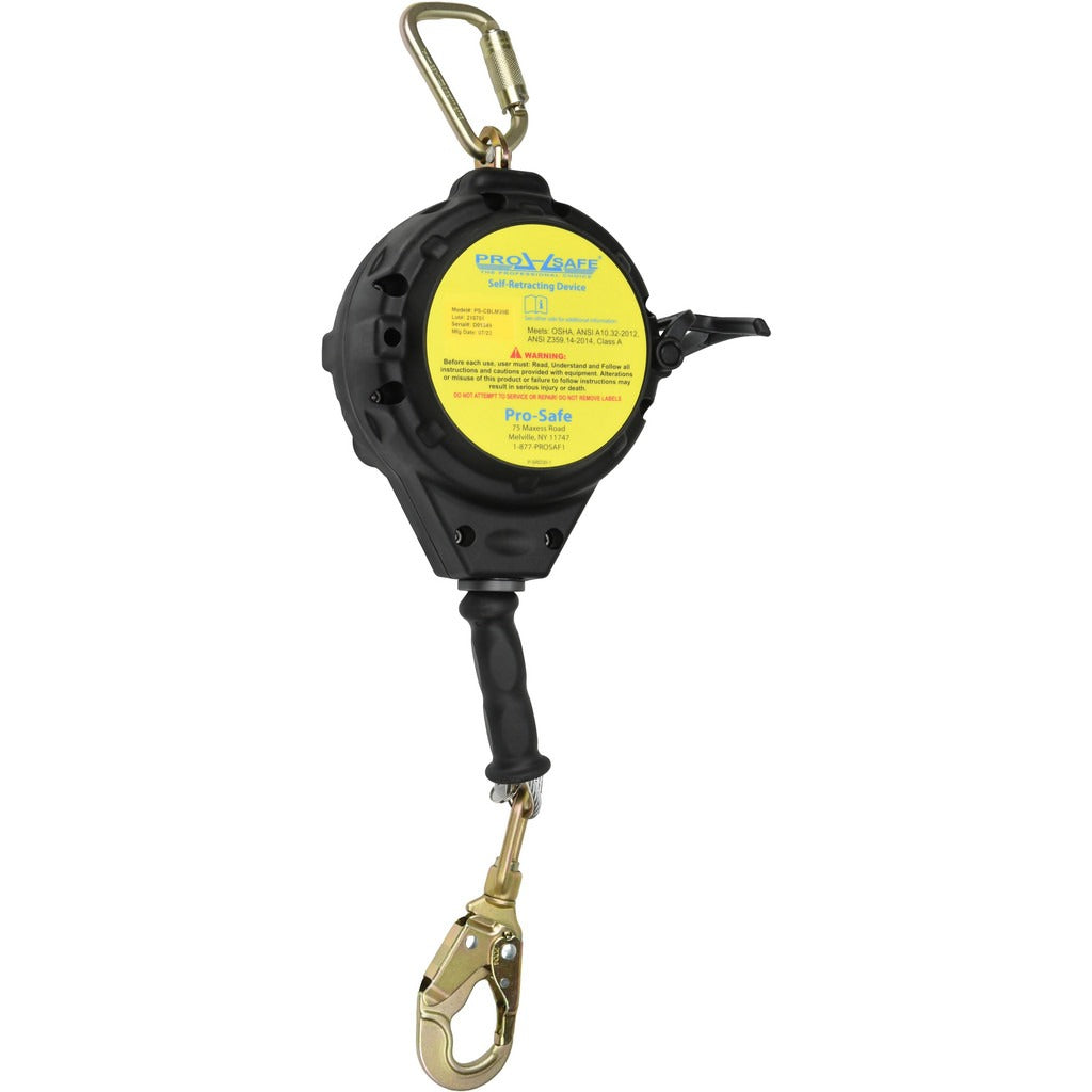 PRO-SAFE Pro-safe PS-CBLM30B Self-retracting Lifeline 310 Lb 30 Ft