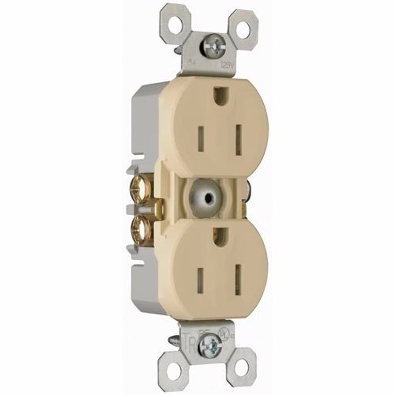 LEGRAND Legrand 3232-TRI TradeMaster Duplex Grounding Tamper-Resistant Straight Blade Receptacle 15A 125V (Duplex)