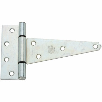 NATIONAL HARDWARE National Mfg N129-189 Extra Heavy T-hinge 6 Inches Zinc 5-pack