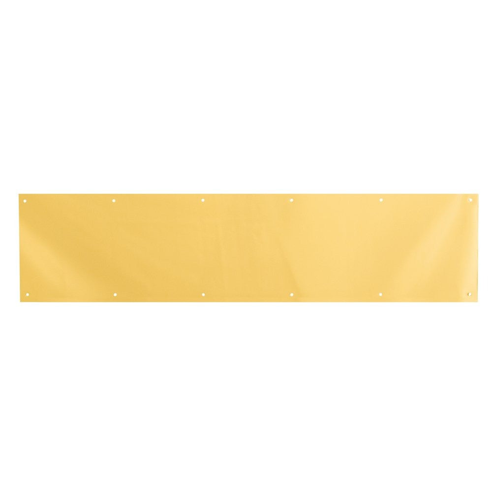 PRIME-LINE Prime-line MP4618 Aluminum Door Kick Plate 8x34 Brite Brass
