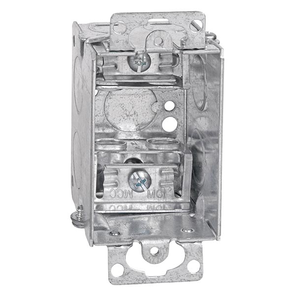 ABB LXMOW-25 Steel City Gangable Welded Style Switch Box 10.5 cu-in Capacity 1 Gang 1 Outlet