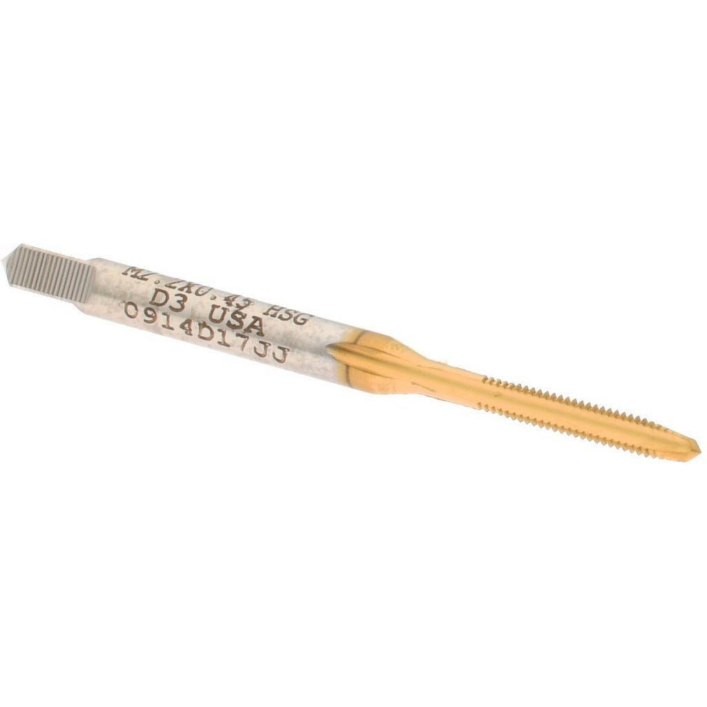 HERTEL Hertel K027713AS25 Hand Tap M2.2x0.45 Plug Tin Hss