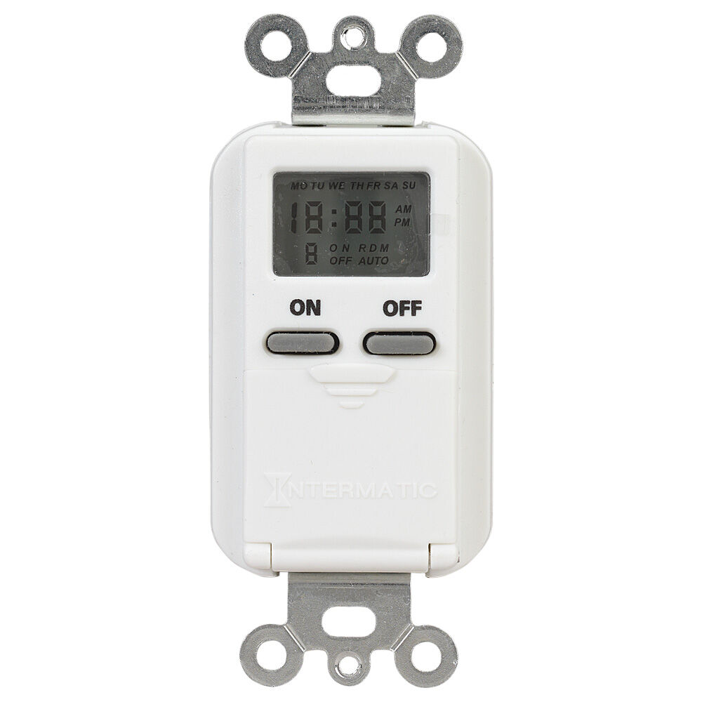 Intermatic EI500WC 7-Day Programmable Timer 120 VAC 15 Amp White