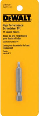 DEWALT Dewalt Accessories DW2211 Square Recess Power Bit 2in No.1 5-pack