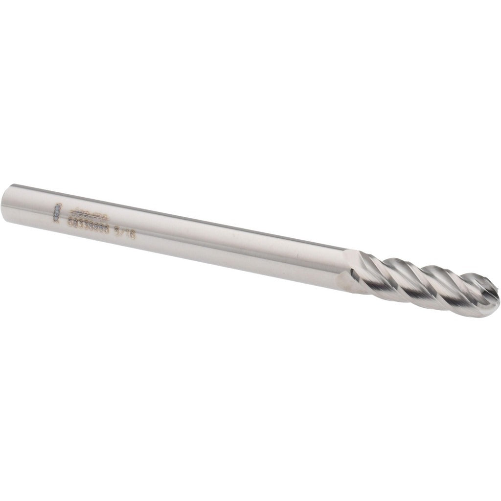 ACCUPRO Accupro 12184934 Ball End Mill 0.3125 in 4 Flute Carbide