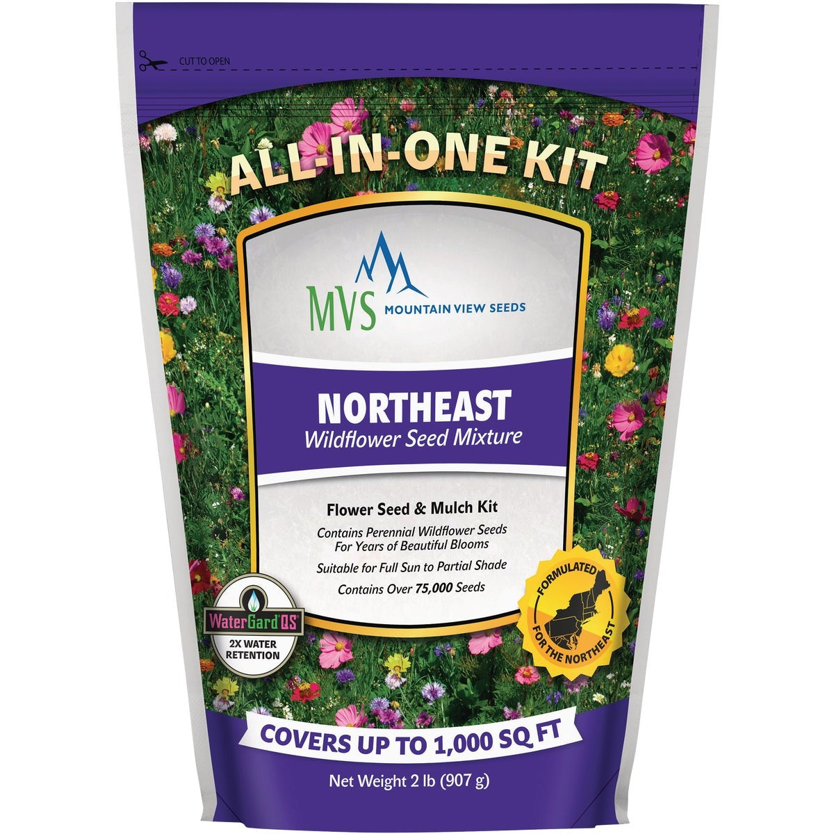 KFI PRODUCTS Mountain View Seeds 106490 Northeast Wildflower Mix
