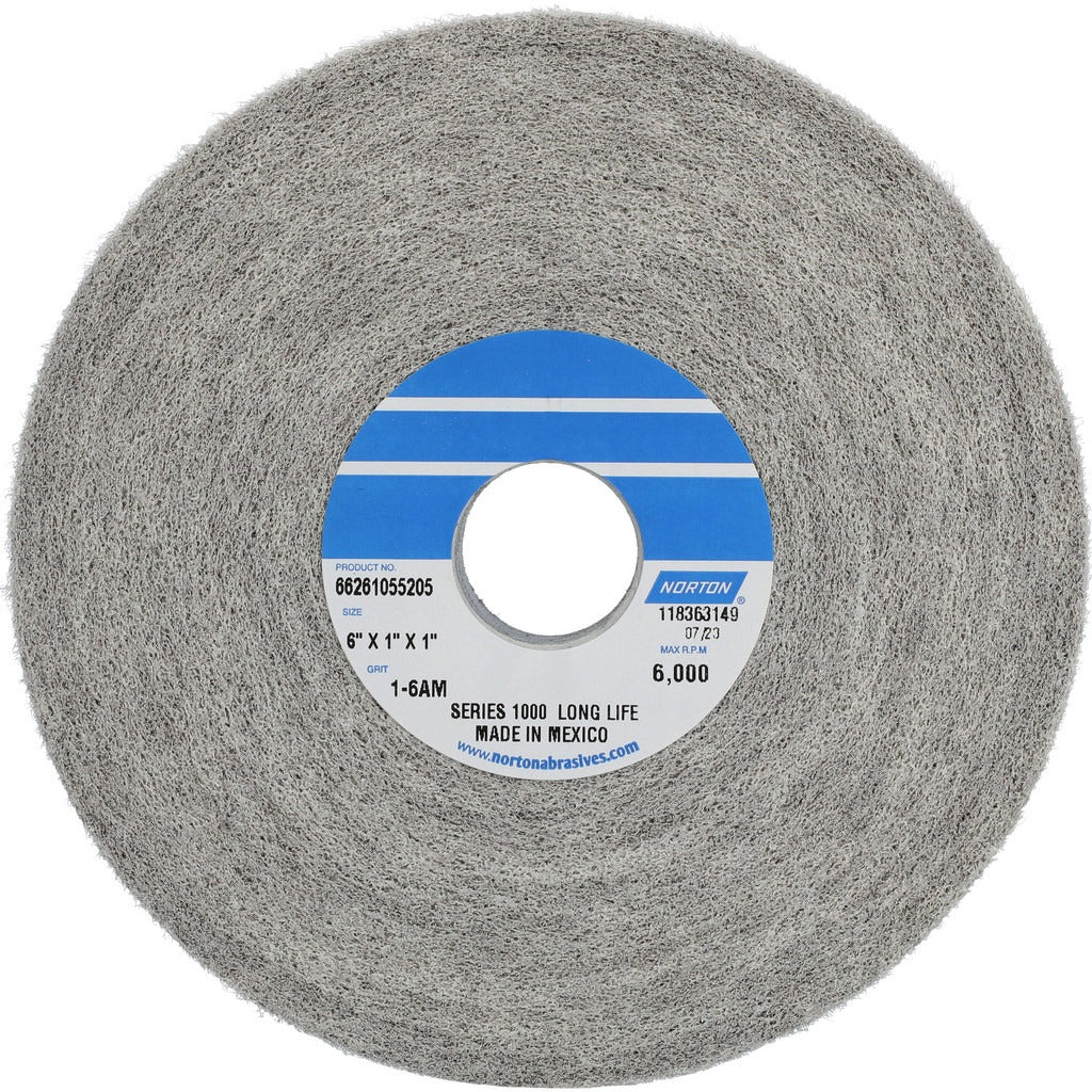 NORTON Norton 66261055205 Convolute Deburring Wheel 6 Inch Ao
