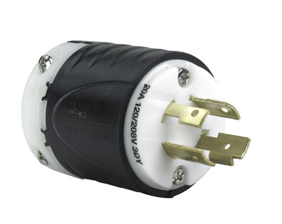 Legrand L1820P Pass & Seymour L1820-P Turnlok Plug 20A (4 Wire) L1820P