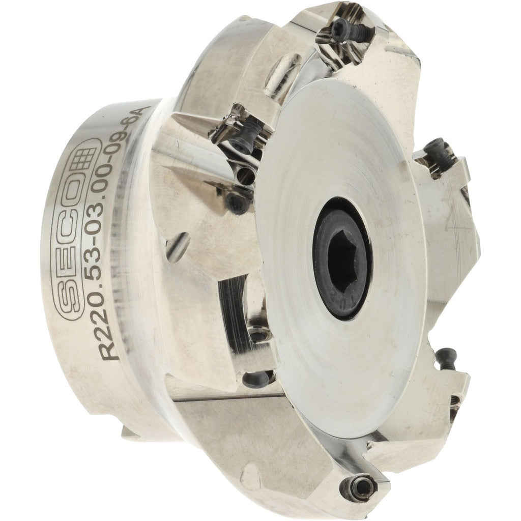 SECO TOOLS Seco 02422257 Indexable Face Mill 3.15 in 6 Insert