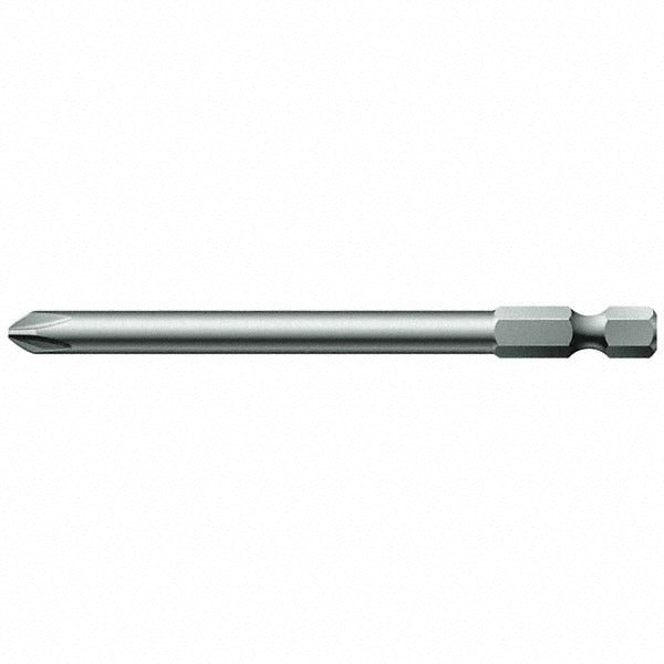 WERA Wera 05059775001 PH2 Phillips Power Screwdriver Bit 1/4 in Hex