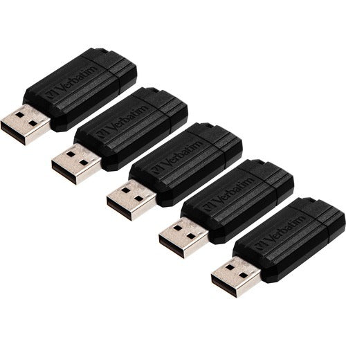 VERBATIM Verbatim VER49063BD Pinstripe Usb Drive 16 Gb 5-pack
