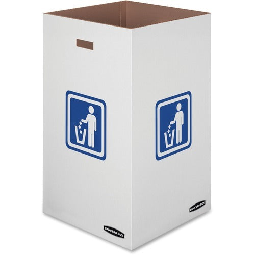 FELLOWES Fellowes FEL7320101 42 Gal Foldable Waste Bin 10-pack