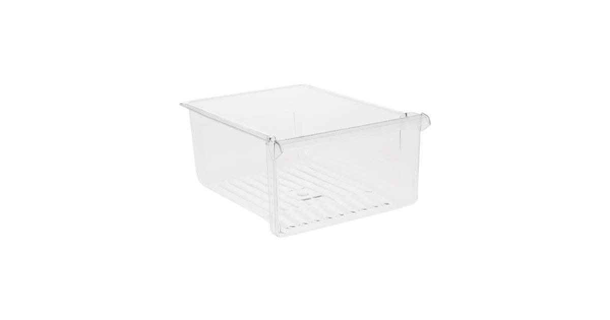 GE APPLIANCES Ge Appliances WR32X10340 Refrigerator Clear Vegetable Pan 14.5 x 11.37 x 6.5 in (Replaces WR32X1154)