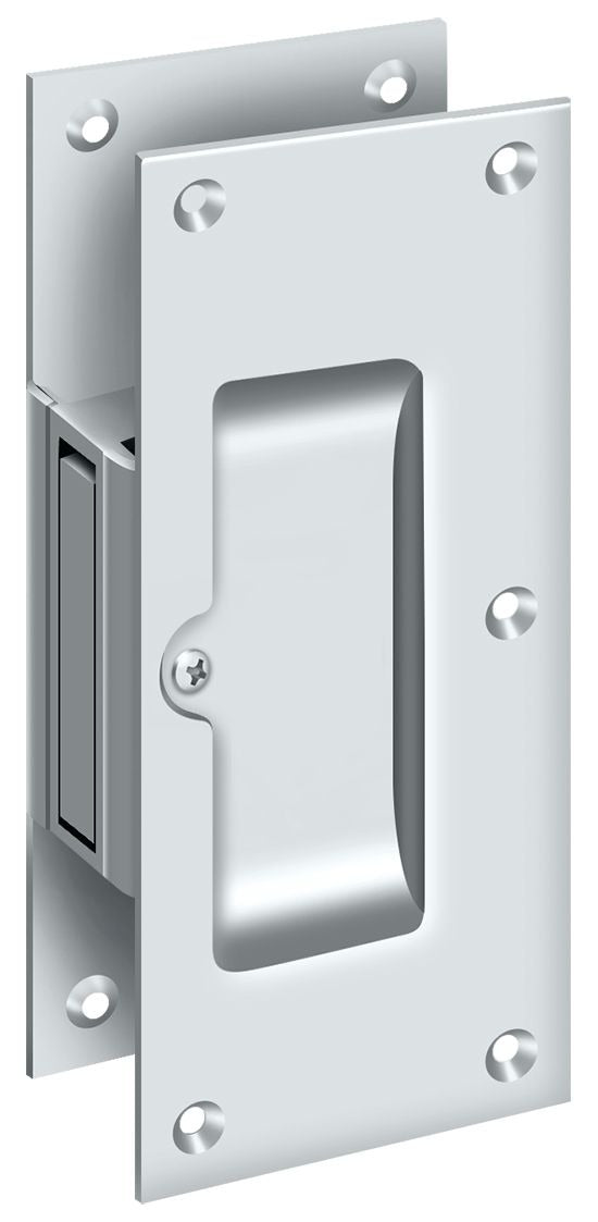 DELTANA Deltana SDP60U26 Pocket Door Lock Passage Bright Chrome