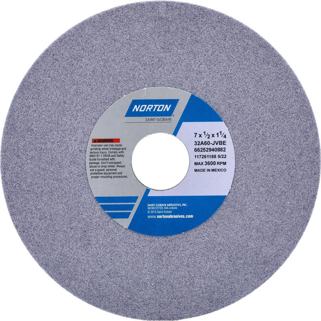 NORTON Norton 66252940882 Surface Grinding Wheel 60 Grit 7in
