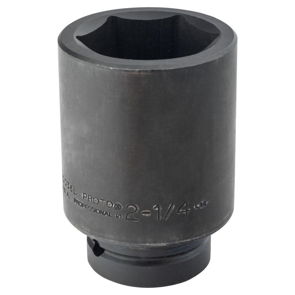 PROTO Proto J10036L Impact Socket 1 in Drive 2-1/4 in 6-point